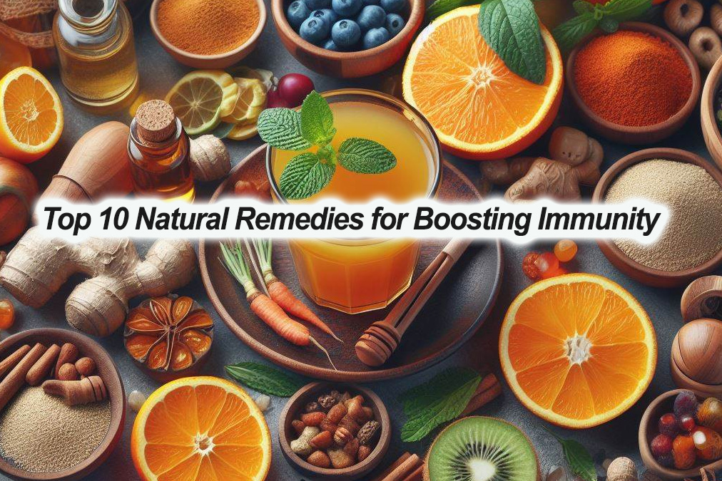 Discover the top 10 natural remedies for boosting immunity, promoting overall health and well-being.
