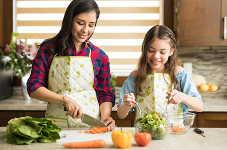 Healthy food for the whole family